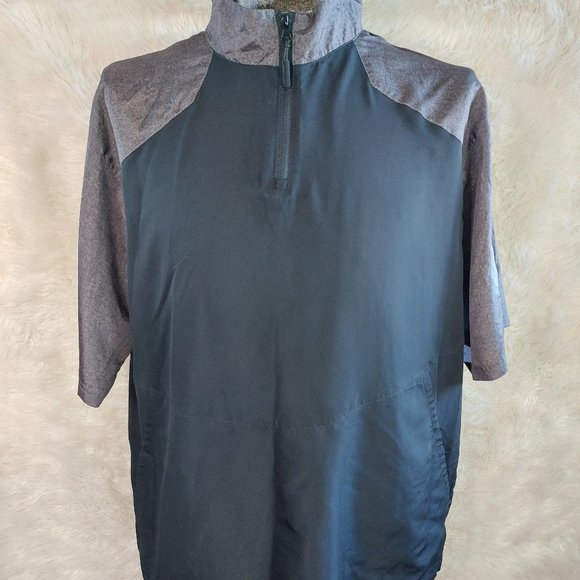 Holloway Sportswear S Raider Short Sleeve Pullover Carbon Print/Graphite ShirtXL - Picture 1 of 6